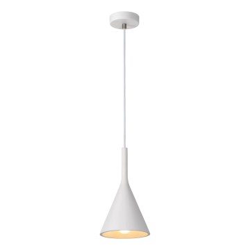 Lucide 35406/16/31 - Závesné svietidlo GIPSY 1xE27/40W/230V biele