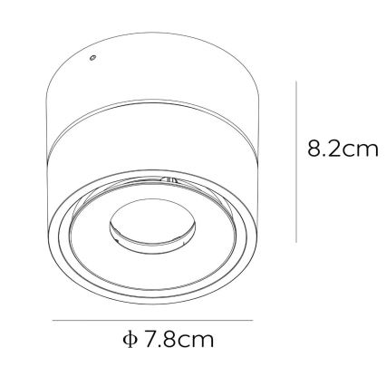 Lucide 35911/08/31 - LED Stmievateľné bodové svietidlo YUMIKO LED/10W/230V biela