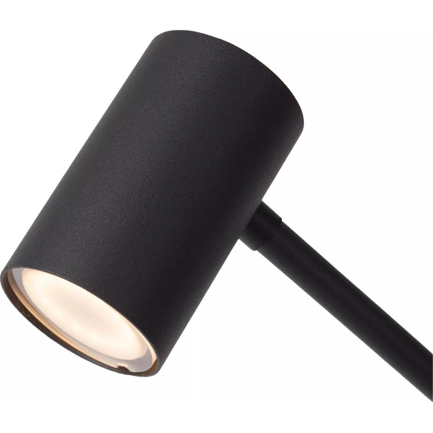 Lucide 36722/03/30 - LED Stmievateľná dotyková stojacia lampa TIPIK LED/3W/230V čierna