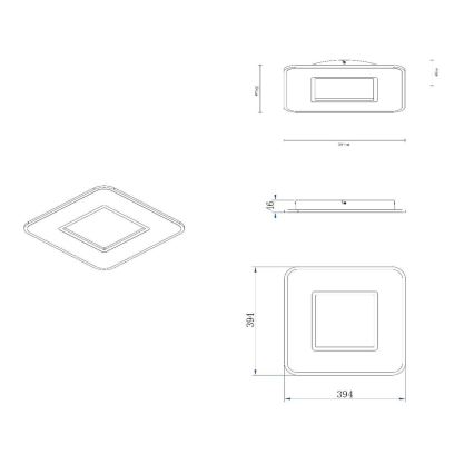 Lucide 44111/24/31 - LED Stmievateľné stropné svietidlo AXELLE LED/24W/230V biela