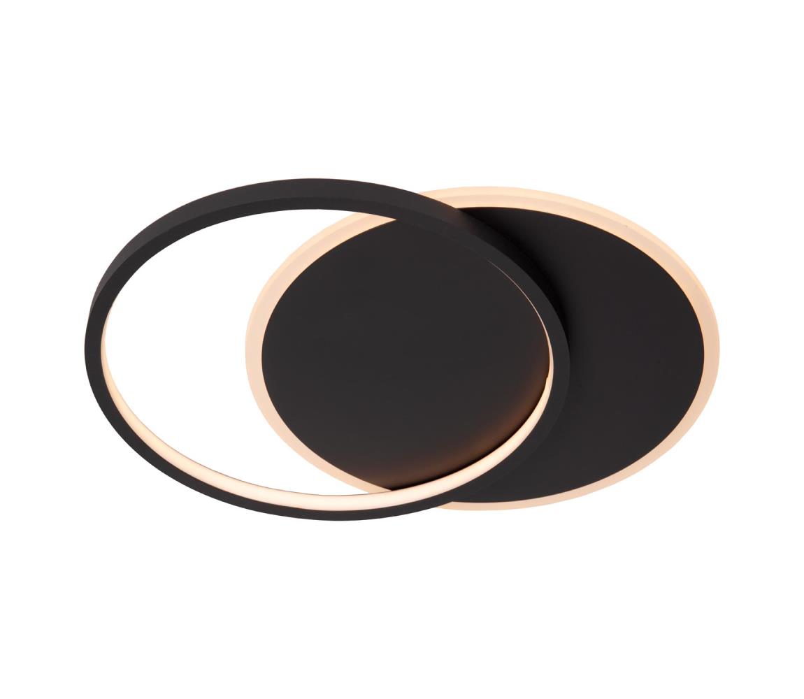 Lucide Lucide 44112/24/30 - LED Stmievateľné stropné svietidlo AXELLE LED/24W/230V čierna