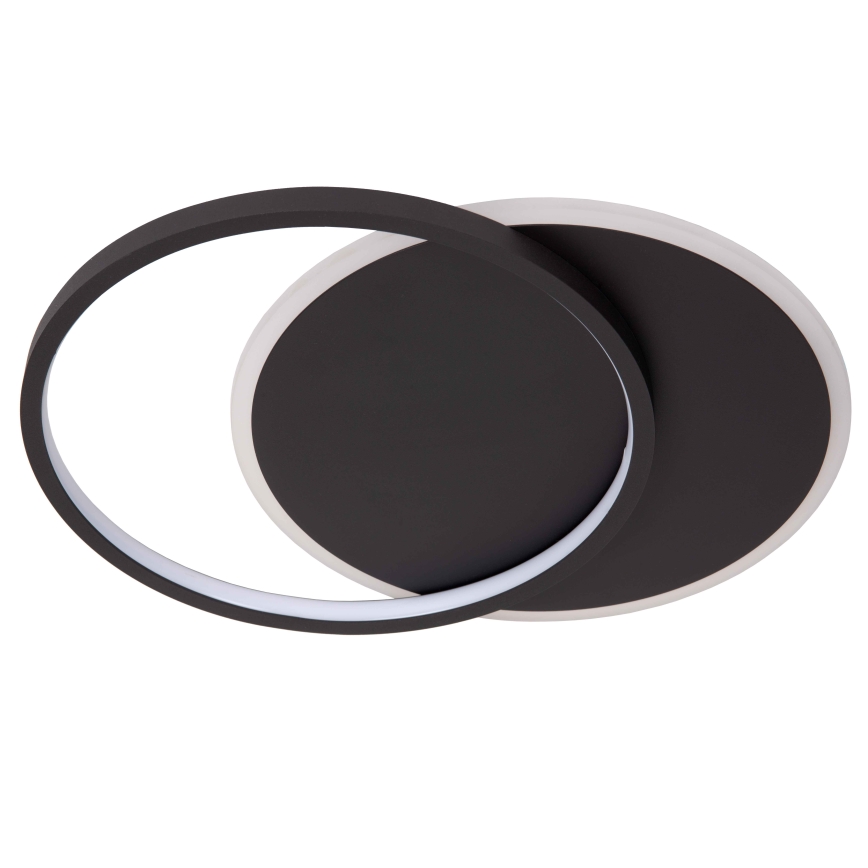 Lucide 44112/24/30 - LED Stmievateľné stropné svietidlo AXELLE LED/24W/230V čierna