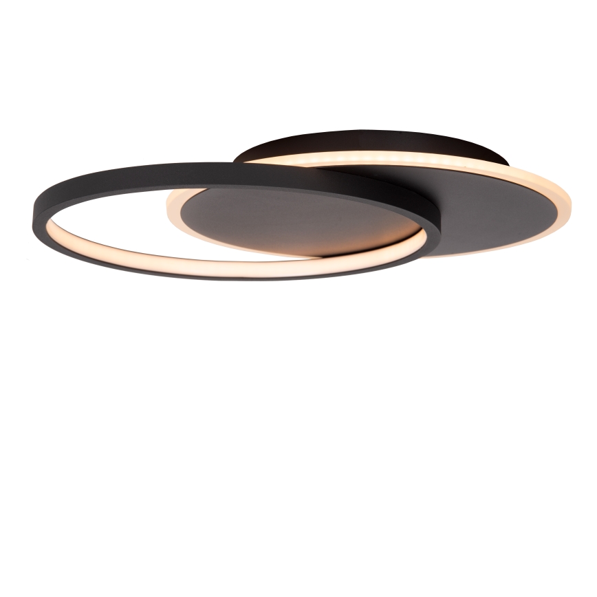 Lucide 44112/24/30 - LED Stmievateľné stropné svietidlo AXELLE LED/24W/230V čierna