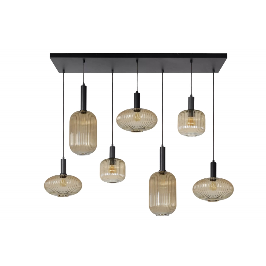 Lucide 45386/07/62 - Luster na lanku MALOTO 7xE27/40W/230V