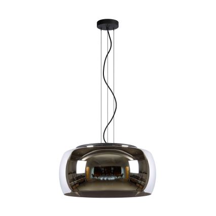 Lucide 45401/50/65 - Luster na lanku OLIVIA 3xE27/40W/230V pr. 50 cm čierna