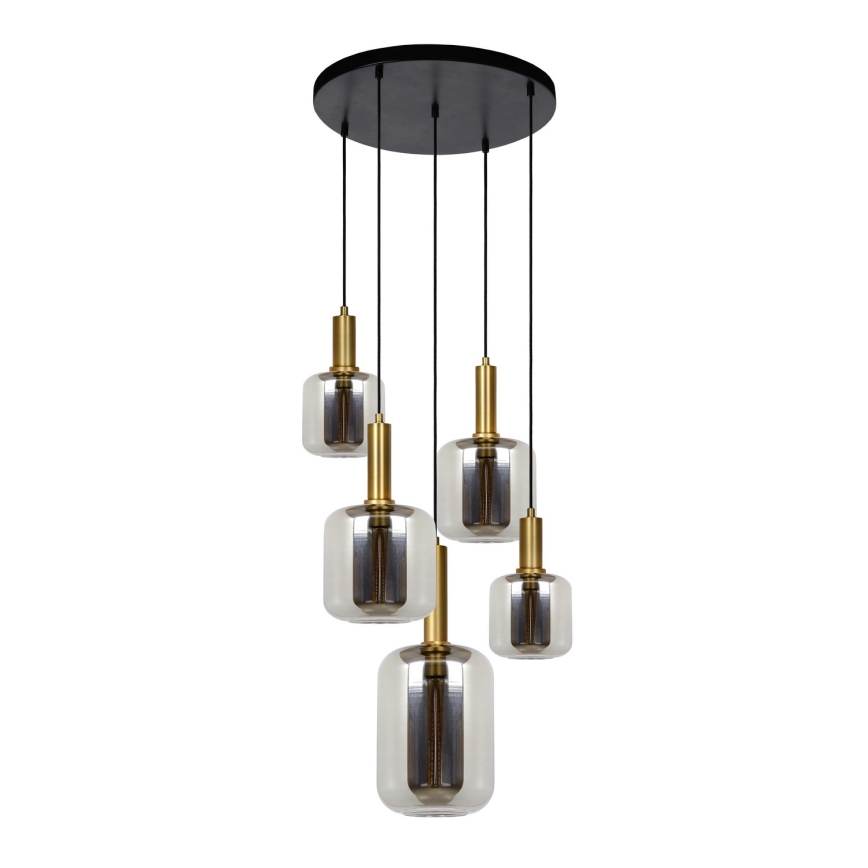 Lucide 45494/15/65 - Luster na lanku JOANET 5xE27/40W/230V