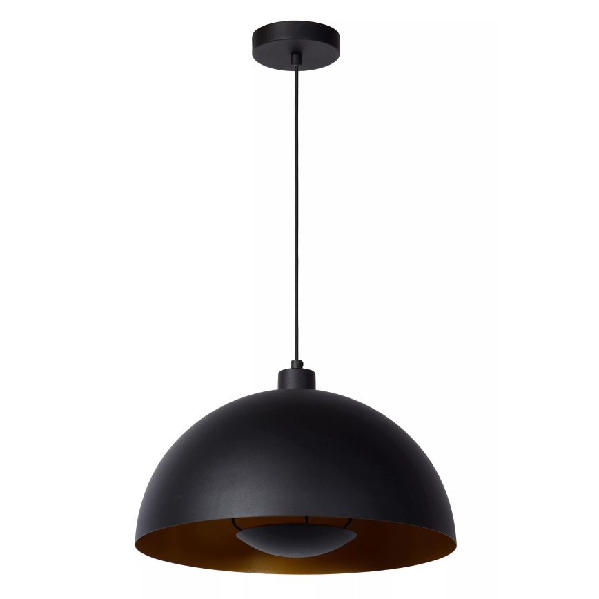 Lucide 45496/01/30 - Luster na lanku SIEMON 1xE27/40W/230V čierna