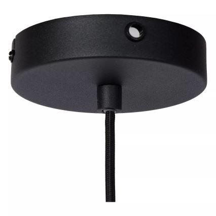 Lucide 45496/01/30 - Luster na lanku SIEMON 1xE27/40W/230V čierna