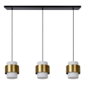 Lucide 45497/03/02 - Luster na lanku FIRMIN 3xE27/40W/230V zlatá