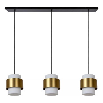 Lucide 45497/03/02 - Luster na lanku FIRMIN 3xE27/40W/230V zlatá