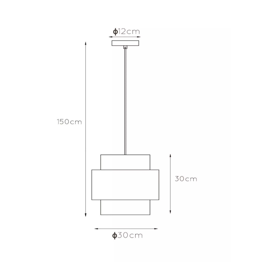 Lucide 45497/30/02 - Luster na lanku FIRMIN 1xE27/40W/230V