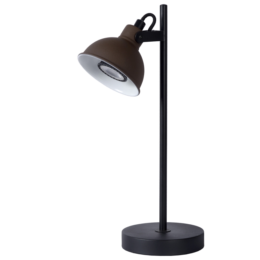 Lucide 45573/01/97 - Stolná lampa DAMIAN 1xGU10/35W/230V hnedá