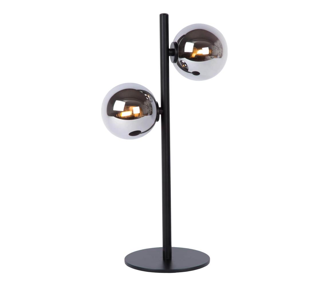 Lucide Lucide 45574/02/30 - Stolná lampa TYCHO 2xG9/28W/230V čierna 