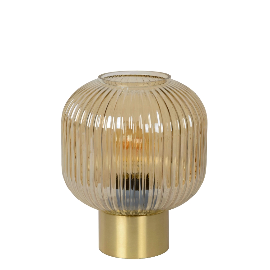 Lucide 45586/20/62 - Stolná lampa MALOTO 1xE27/40W/230V béžová/zlatá