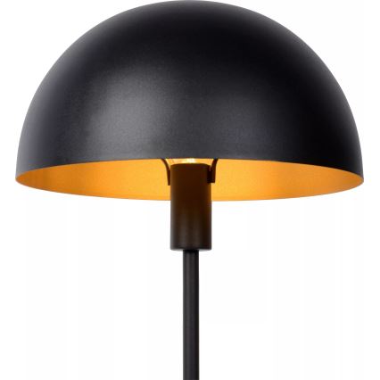 Lucide 45596/01/30 - Stolná lampa SIEMON 1xE14/25W/230V čierna