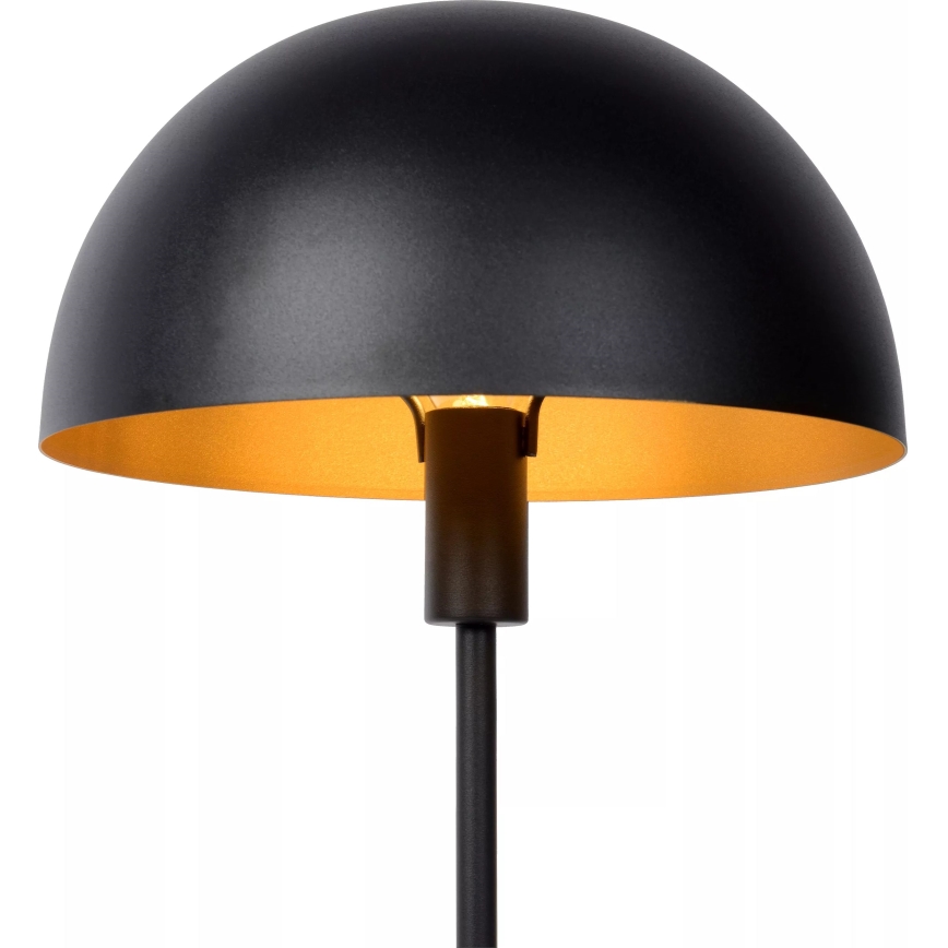 Lucide 45596/01/30 - Stolná lampa SIEMON 1xE14/25W/230V čierna
