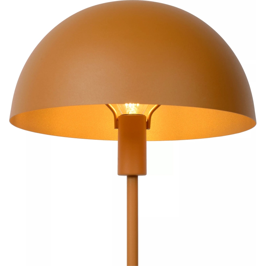 Lucide 45596/01/44 - Stolná lampa SIEMON 1xE14/25W/230V oranžová