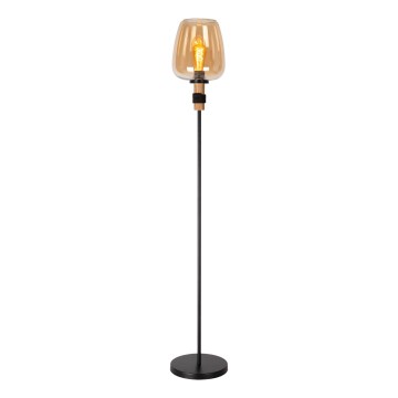 Lucide 45708/01/62 - Stojacia lampa ILONA 1xE27/40W/230V čierna/béžová