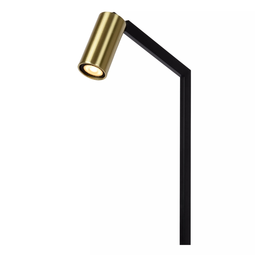 Lucide 45799/01/30 - Stojacia lampa SYBIL 1xGU10/35W/230V čierna/zlatá