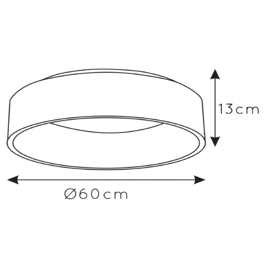 Lucide 46100/42/31 - LED Stmievateľné stropné svietidlo TALOWE LED/42W/230V Ø 60 cm