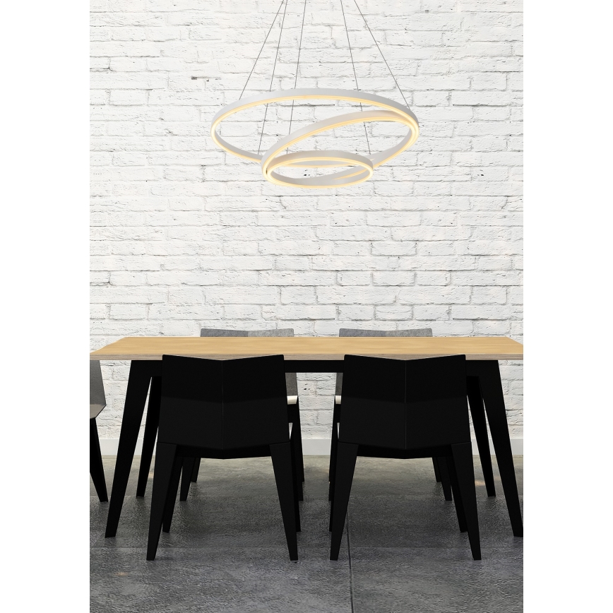 Lucide 46402/99/31 - LED Stmievateľný luster na lanku TRINITI LED/136W/230V biela
