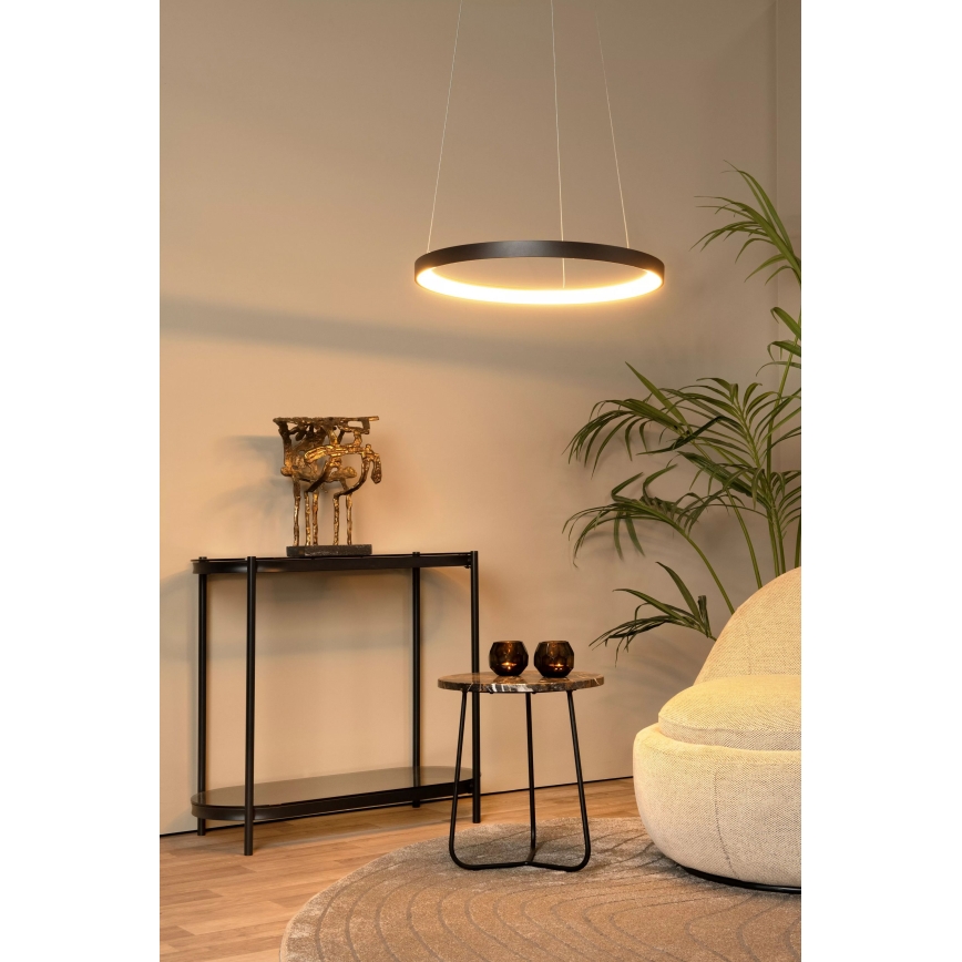 Lucide 46403/48/30 - LED Stmievateľný luster na lanku VIDAL LED/48W/230V pr. 58 cm čierna