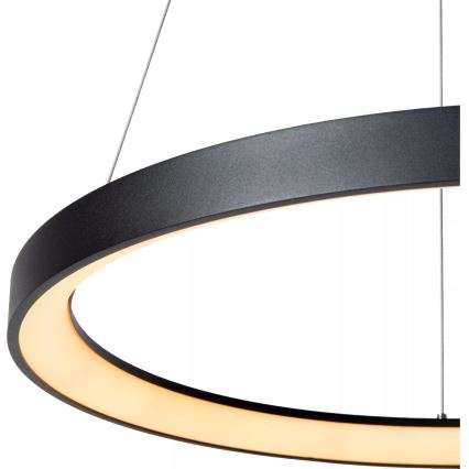 Lucide 46403/48/30 - LED Stmievateľný luster na lanku VIDAL LED/48W/230V pr. 58 cm čierna