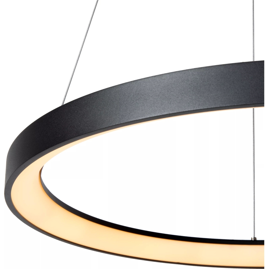 Lucide 46403/48/30 - LED Stmievateľný luster na lanku VIDAL LED/48W/230V pr. 58 cm čierna