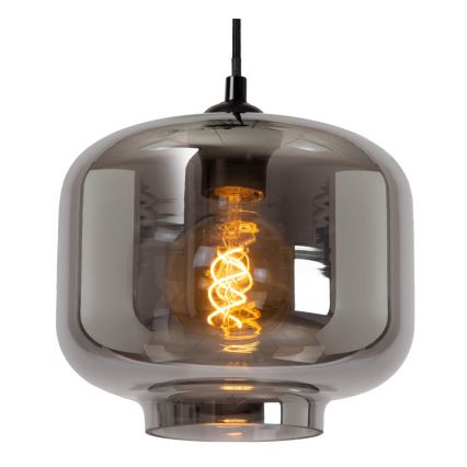 Lucide 46413/13/65 - Luster na lanku MEDINE 3xE27/40W/230V dymová