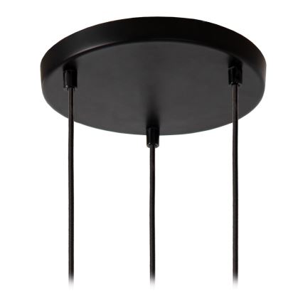 Lucide 46413/13/65 - Luster na lanku MEDINE 3xE27/40W/230V dymová