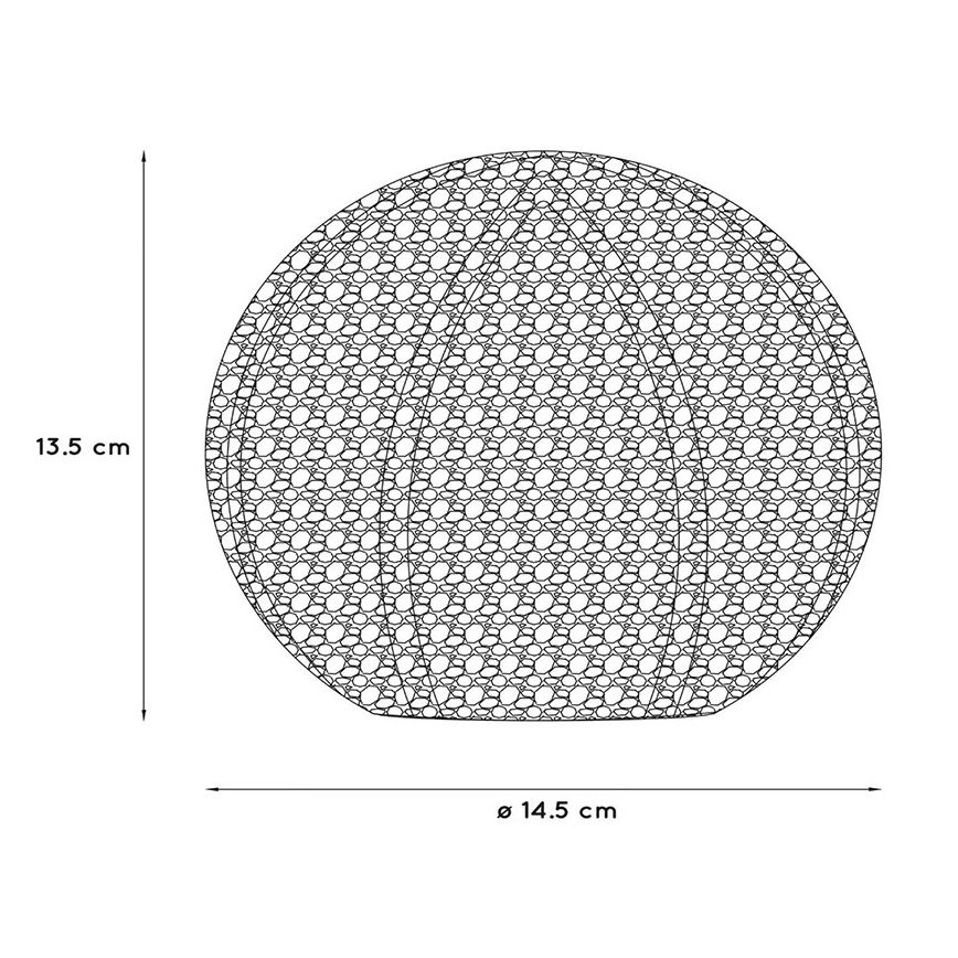 Lucide 46501/01/30 - Stolná lampa PAOLO 1xG9/28W/230V čierna