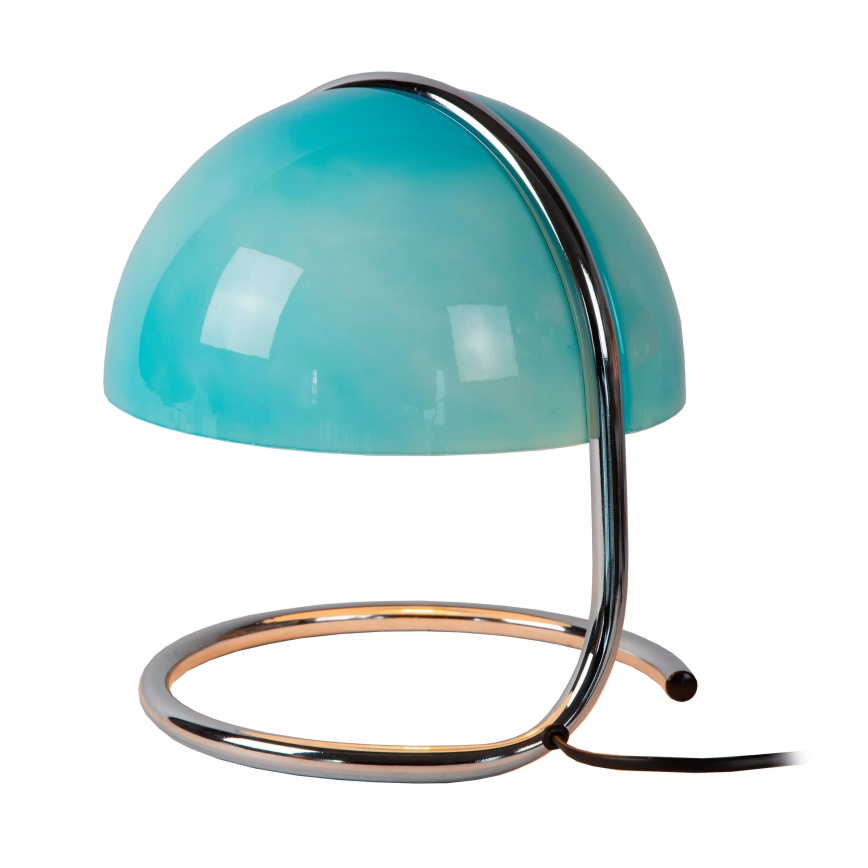Lucide 46516/01/35 - Stolná lampa CATO 1xE27/40W/230V modrá