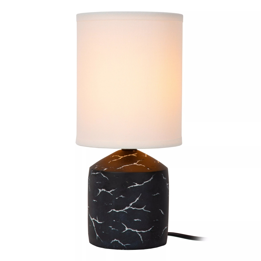 Lucide 47550/81/30 - Stolná lampa FRAN 1xE14/40W/230V čierna