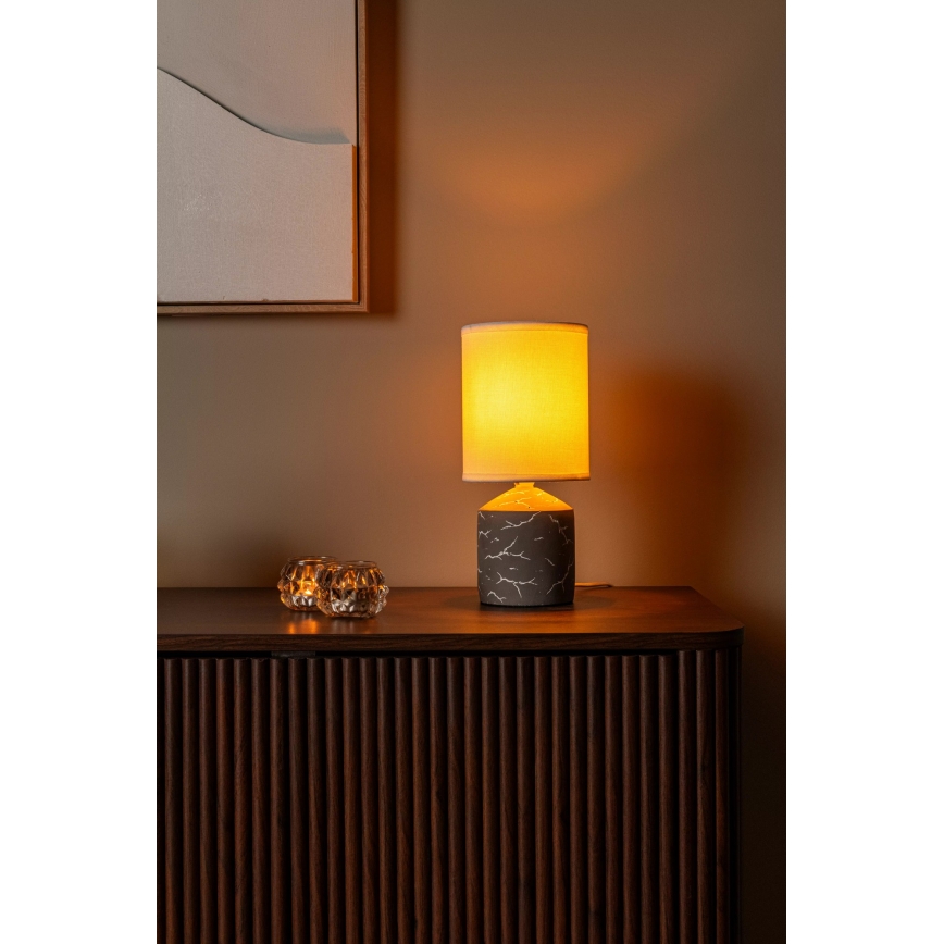 Lucide 47550/81/41 - Stolná lampa FRAN 1xE14/40W/230V hnedá