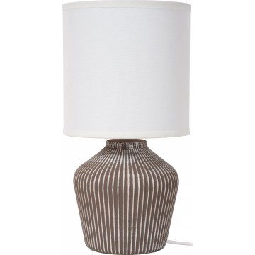 Lucide 47551/81/41 - Stolná lampa FILIZ 1xE14/40W/230V hnedá