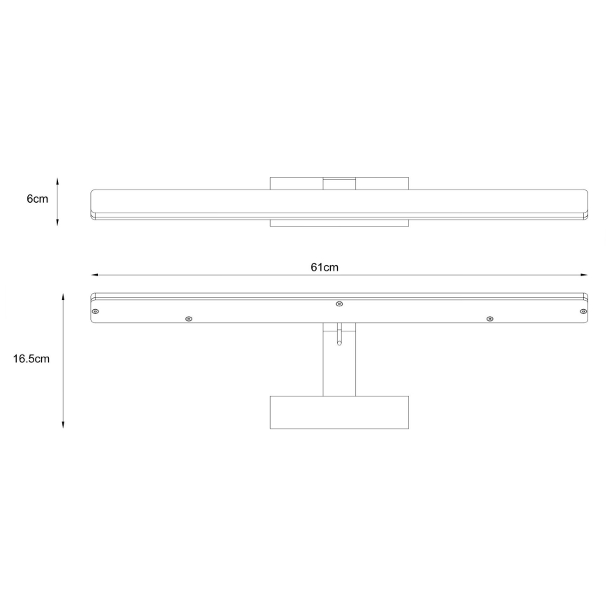 Lucide 48200/12/31 - LED Obrazové svietidlo BETHAN LED/13W/230V IP21 biela