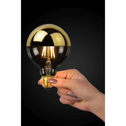 Lucide 49019/05/10 - LED žiarovka VINTAGE E27/5W/230V 2700K zlatá