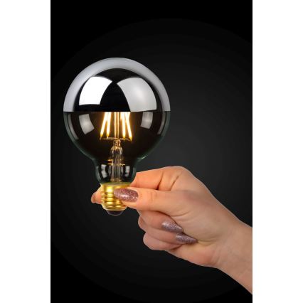 Lucide 49019/05/11 - LED žiarovka VINTAGE E27/5W/230V 2700K strieborná