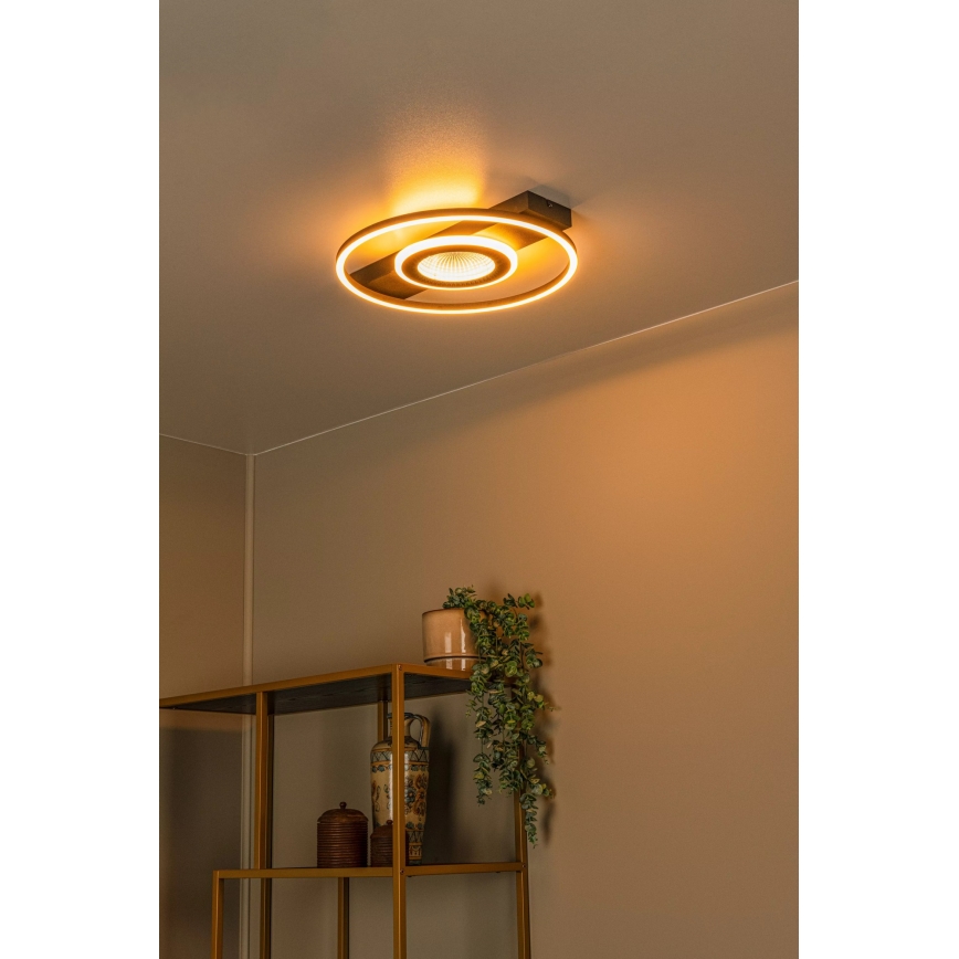 Lucide 53100/30/30 - LED stmievateľné stropné svietidlo MARCIA LED/32W/230V 2700K 40x42 cm