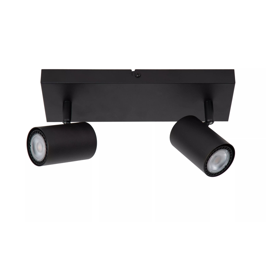 Lucide 53910/02/30 - Bodové svietidlo AMIGO 2xGU10/40W/230V čierna