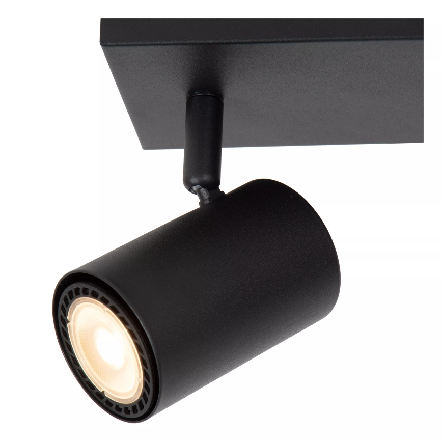 Lucide 53910/02/30 - Bodové svietidlo AMIGO 2xGU10/40W/230V čierna