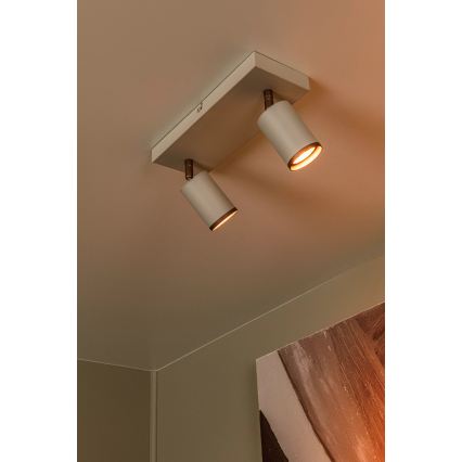 Lucide 53914/02/41 - Bodové svietidlo REGINA 2xGU10/50W/230V béžová