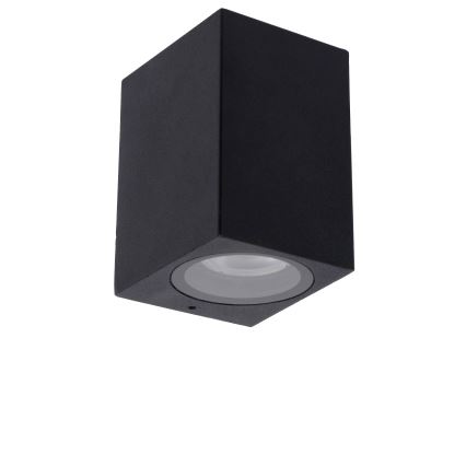 Lucide 69800/01/30 - Vonkajšie nástenné svietidlo ZARO 1xGU10/35W/230V IP44 čierna