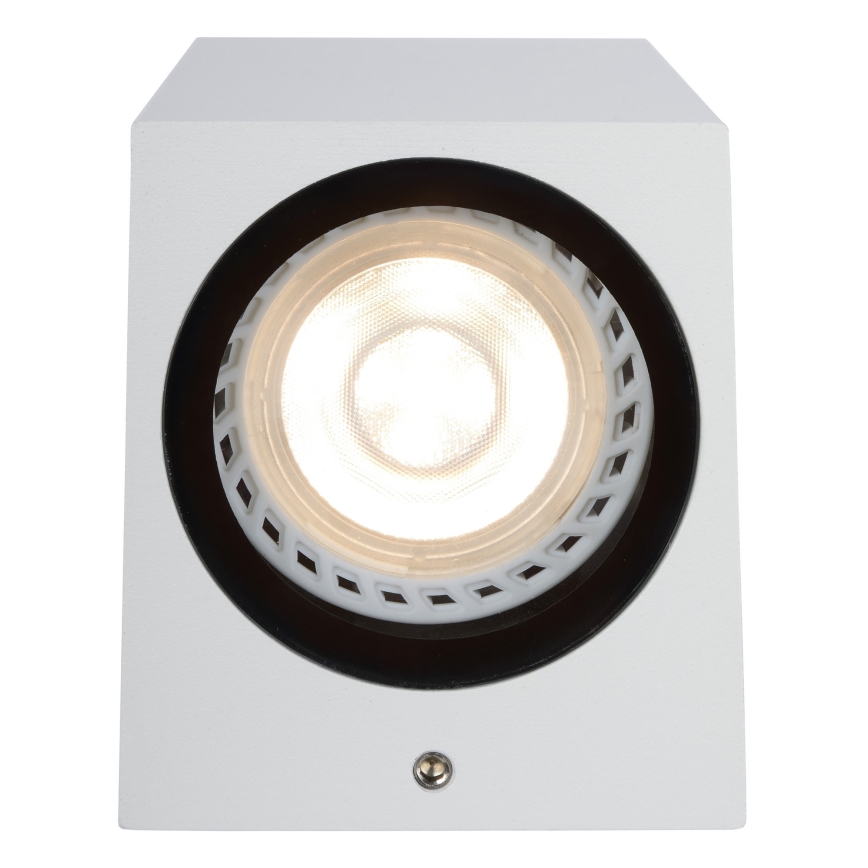 Lucide 69800/01/31 - Vonkajšie nástenné svietidlo ZARO 1xGU10/35W/230V IP44 biela