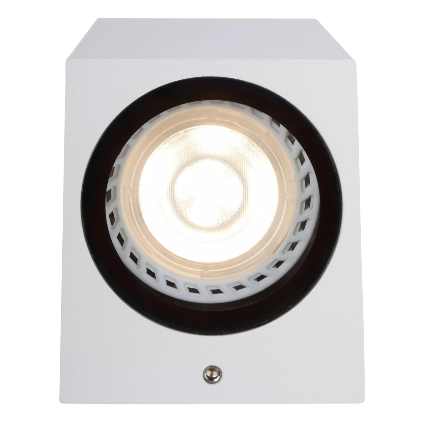 Lucide 69800/02/31 - Vonkajšie nástenné svietidlo ZARO 2xGU10/35W/230V IP44 biela