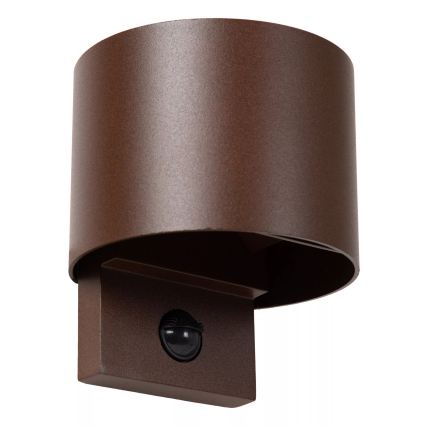 Lucide 69811/07/97 - LED Vonkajšie nástenné svietidlo so snímačom pohybu TADZIO LED/7W/230V IP65