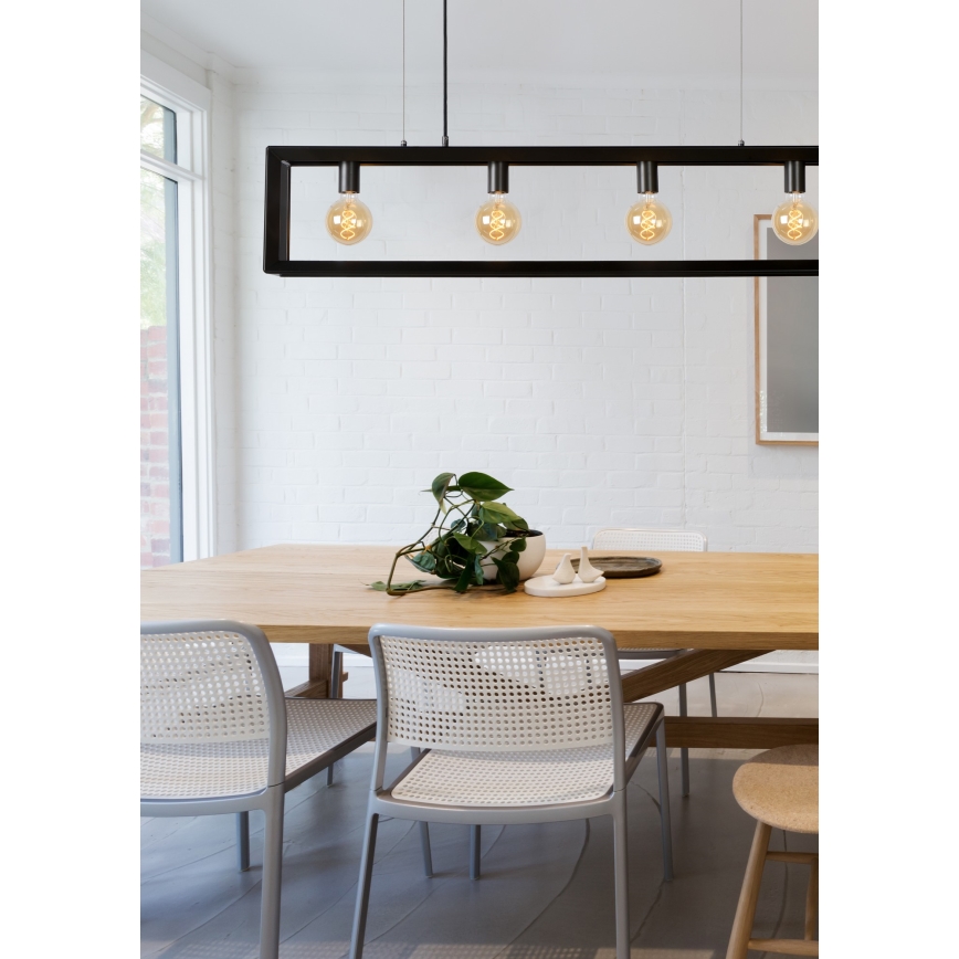 Lucide 73402/04/15 - Luster na lanku THOR 4xE27/60W/230V