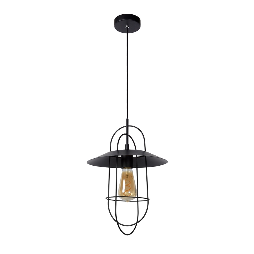 Lucide 74309/01/30 - Luster na lanku MASSON 1xE27/40W/230V čierna