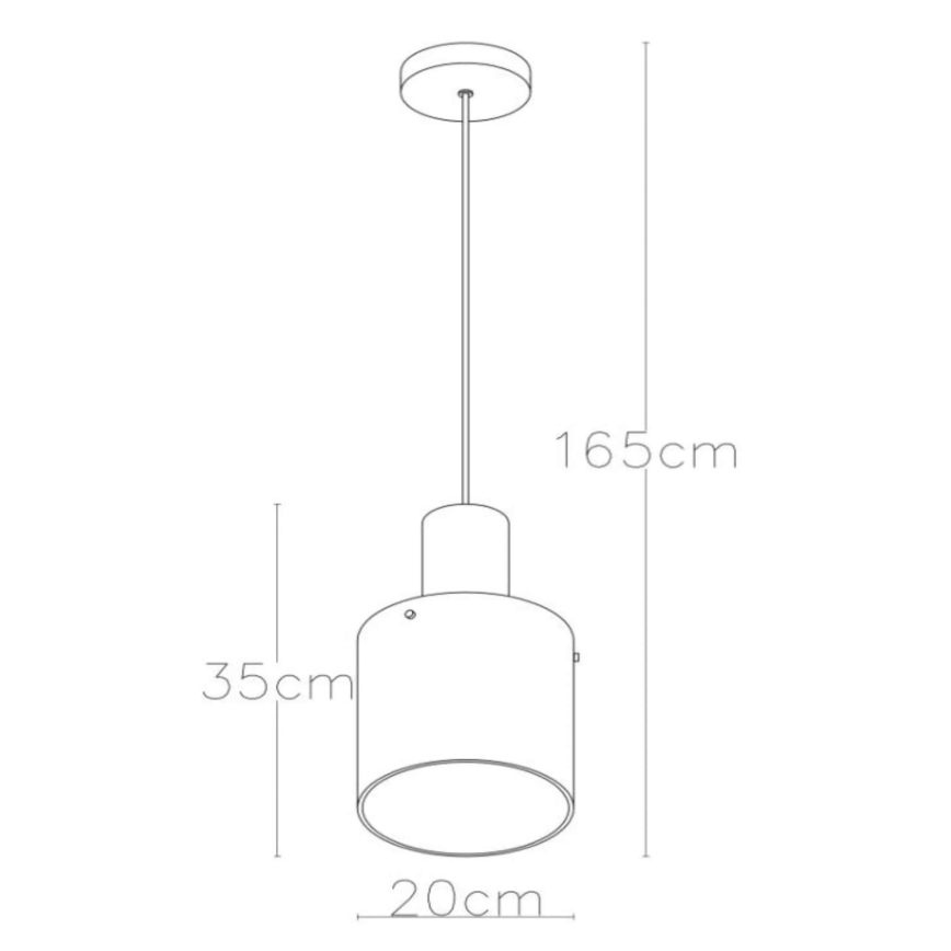 Lucide 74405/01/62 - Luster na lanku TOLEDO 1xE27/40W/230V