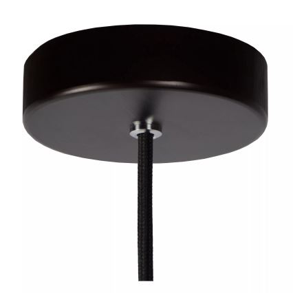 Lucide 74410/01/65 - Luster na lanku ZINO 1xE27/60W/230V čierna